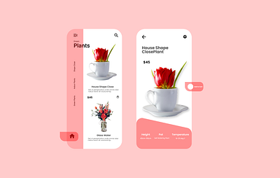 Plant App Ui dailyui design graphic design ui uidesign uiux