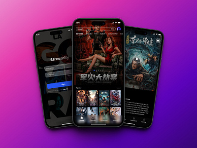 Mobile App - Streaming Movie