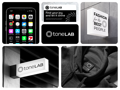ToneLAB Logo branding clothing brand fashion branding fashion logo graphic design logo logo design logodesign men logo modern logo monocrome logo