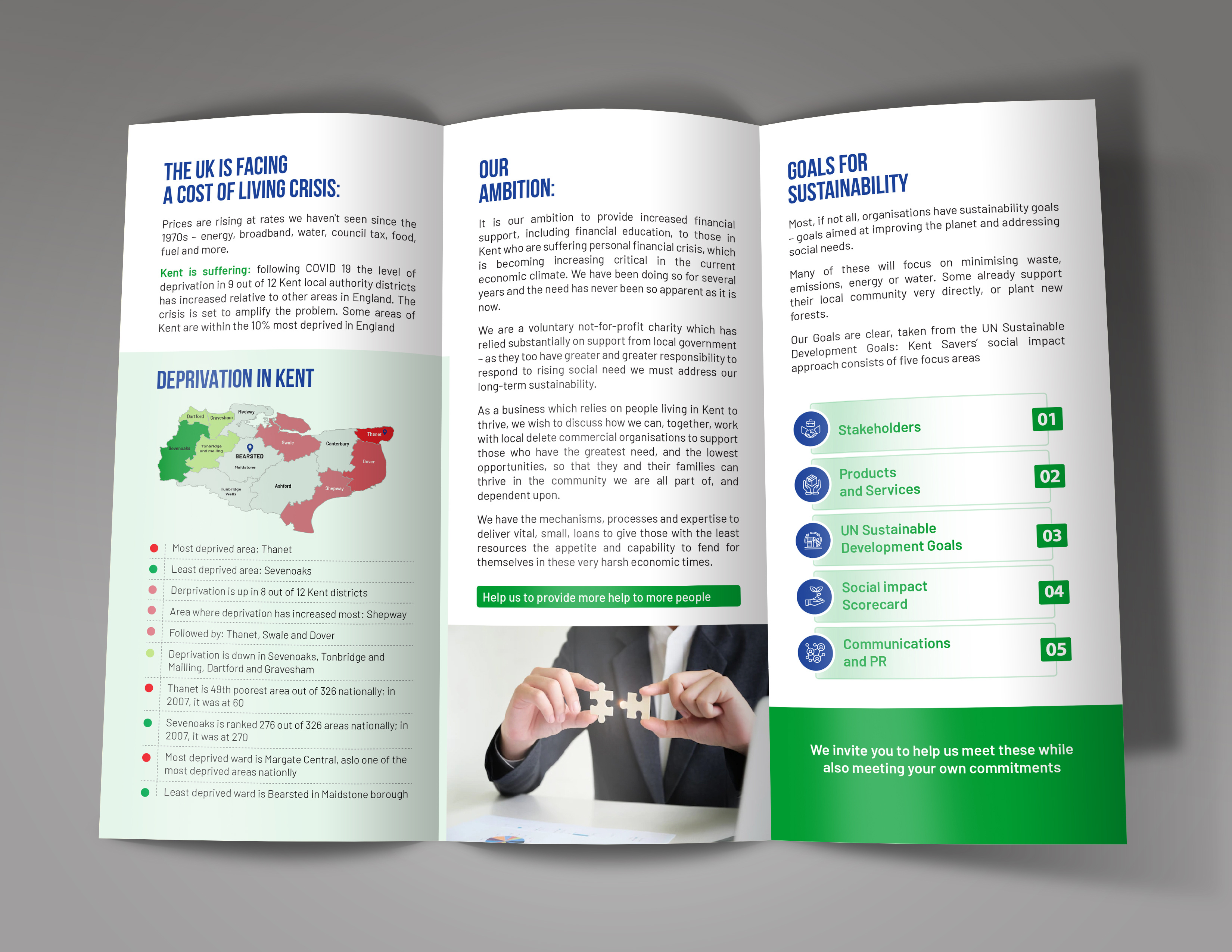 Nonprofit Trifold Brochure Design By Al Amin On Dribbble