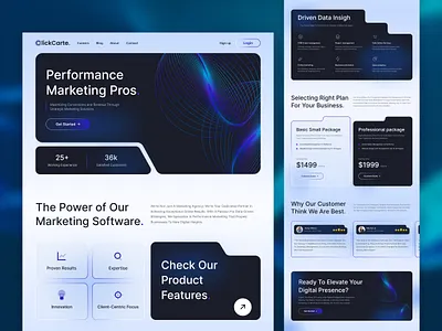 ClickCartel // Website branding clean design figma logo marketing marketing agency minimal ui ux