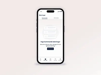 Pull to Refresh & Skeleton Views - Bokadirekt App animation app design empty state ios loading micro interaction pull to refresh skeleton views transition ui