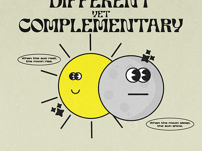 Different yet Complementary design graphic design illustration