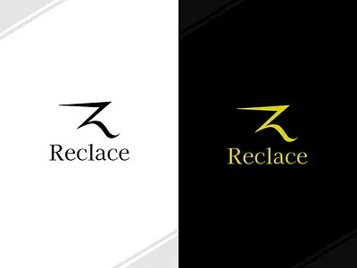 Reclace branding graphic design logo