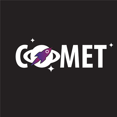 comet logo design branding graphic design logo motion graphics