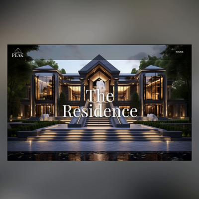 Residence Web Design beautiful design house inspiration residence room ui ux web webdesign