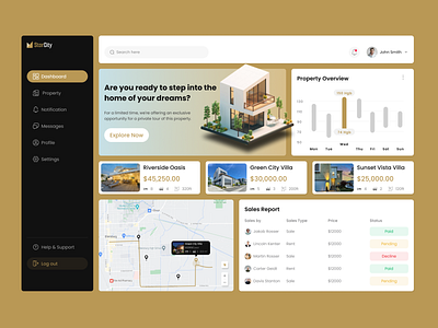 StarCity - Dashboard design appartment cms dashboard dashboard design dashboard ui duplax house home house maintanance product deisgn proerty sale property finder property management property manager property rent property sale real estate