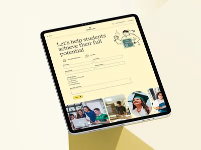 Contact Us - Propeller clean contact edtech education illustration student unversity website