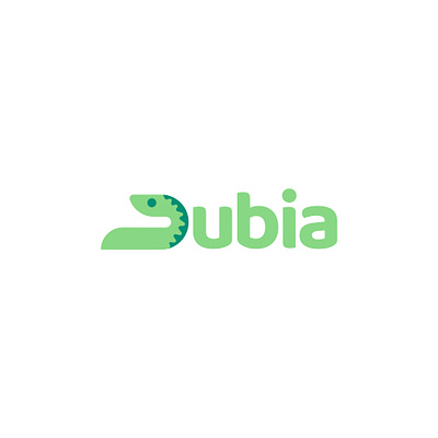 Logo design for Dubia abstract logo branding creative logo identity illustration logo reptile logo snake snake logo visual identity