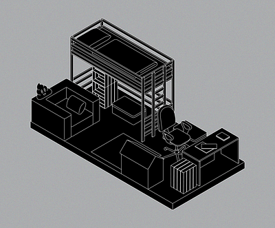 Kids' Room illustration isometry