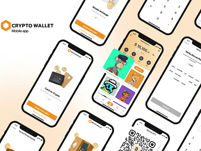 Mobile App Design | CryptoWallet app blockchain crypto crypto app crypto banking crypto exchange crypto investment crypto mobile crypto ui crypto ux cryptoapp cryptocurrency defi fintech app investments mobile saas ui ui ux