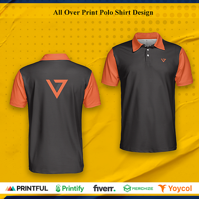 All Over Print Polo Shirt Design print polo shirt