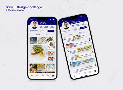 Daily UI Design Challenge | #004 User Profile case study daily ui design dailyui graphic design ui ui design challenge user interface user profile