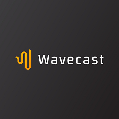 Wavecast, Logo for a online streaming platform. brand brand identity branding design graphic design logo logo design logodesign