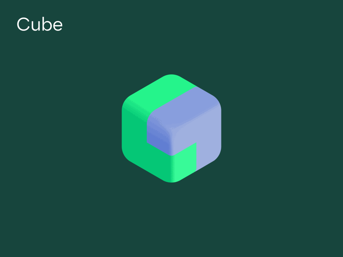 Depth Explorations on Logomark 3d abstract brand brand design branding cube cubic dimensional geometric grid hexagon isometric letter g logo logomark mark render rendering sculptural tech