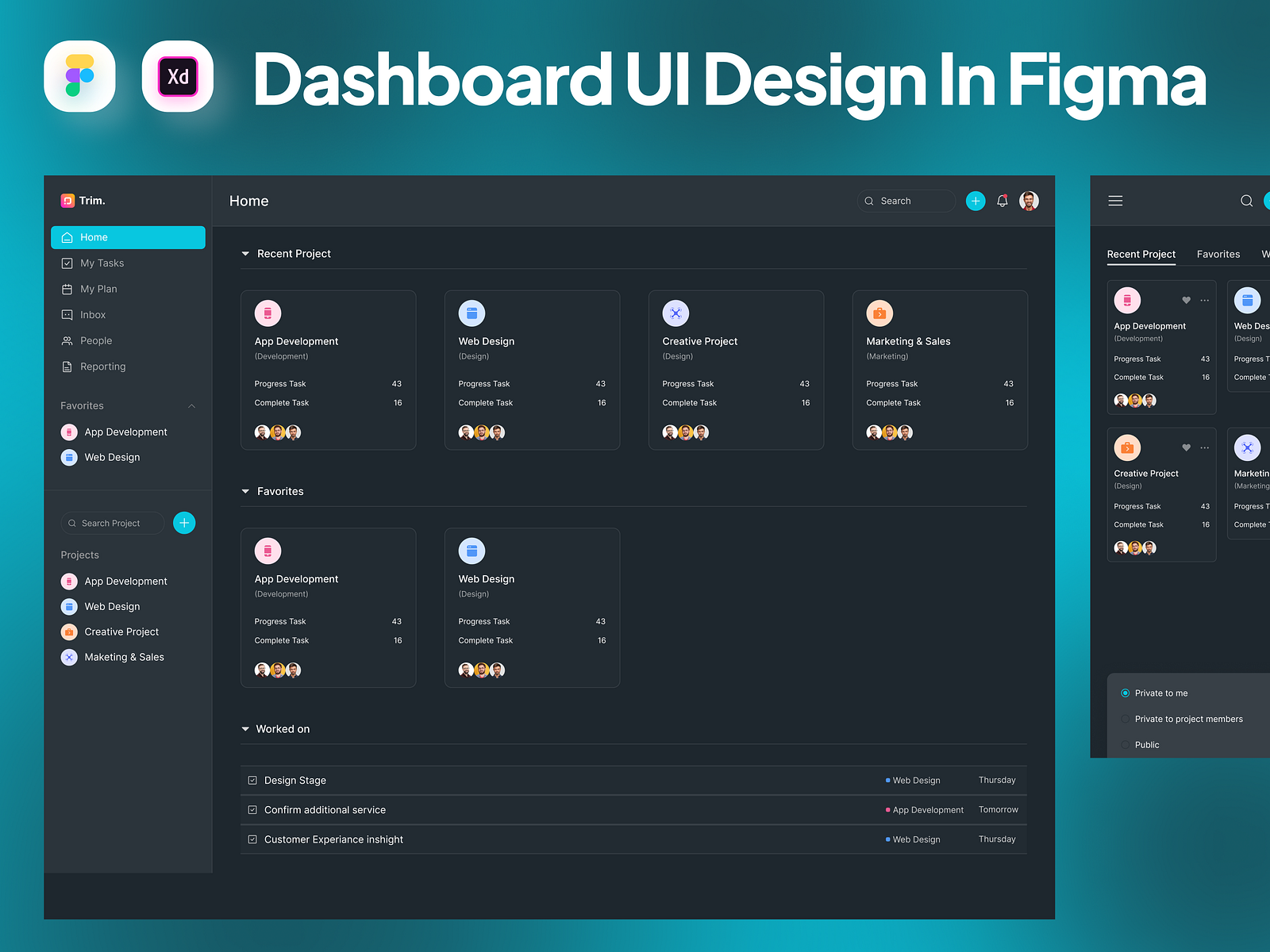 Dashboard UI Design In Figma by Asim Ahmed on Dribbble