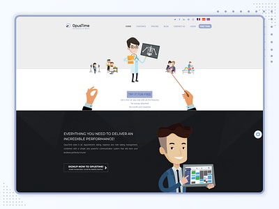 Opustime Website ui design ui uiuxdesign userinterface web ui website