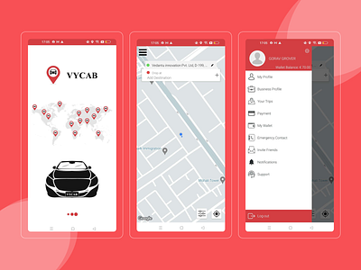 Cab App Ui app appdesign design graphic design ui uiuxdesign userinterface