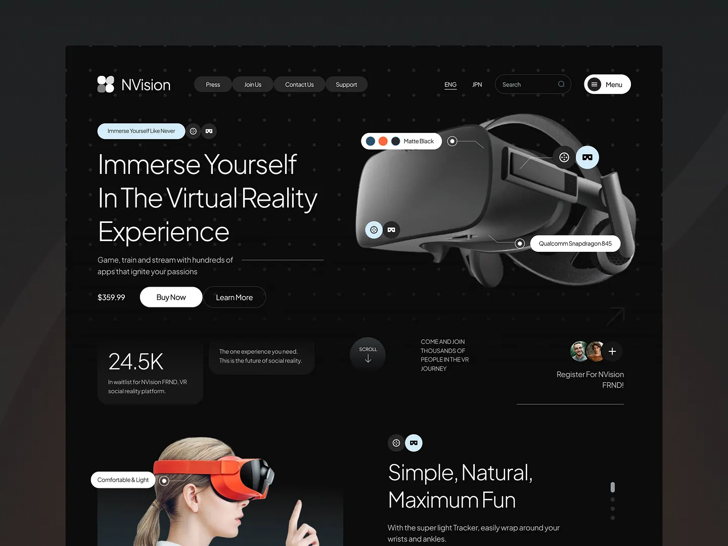 Explore the Future of Gaming with Our Virtual Reality Website