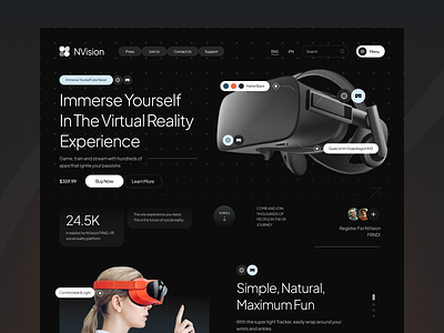 VR Headsets - Ecommerce Website 3d gaming artificial reality cyberspace design ecommerce gaming glasses landing page metaverse sales ui ui ux uiux ux virtual reality vr vr headset vr streaming webdesign website