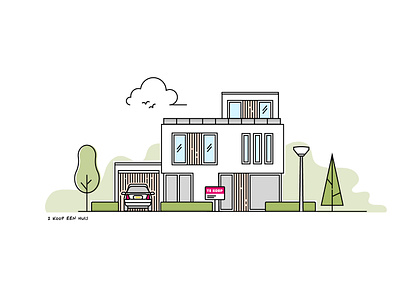 Houses branding house illustration mortgage vector