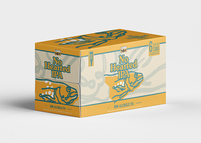 bell's no hearted ipa beer branding craft beer design graphic design illustration logo packaging texture