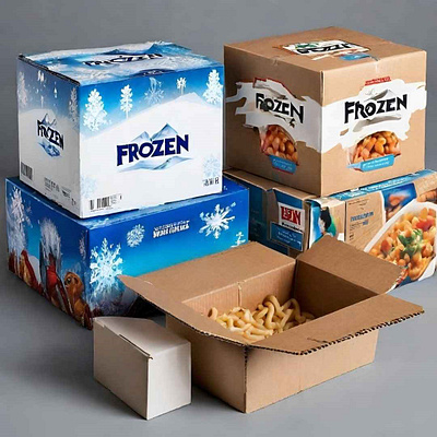 Custom Frozen Food Boxes Designs custom frozen food boxes food packaging design frozen food packaging