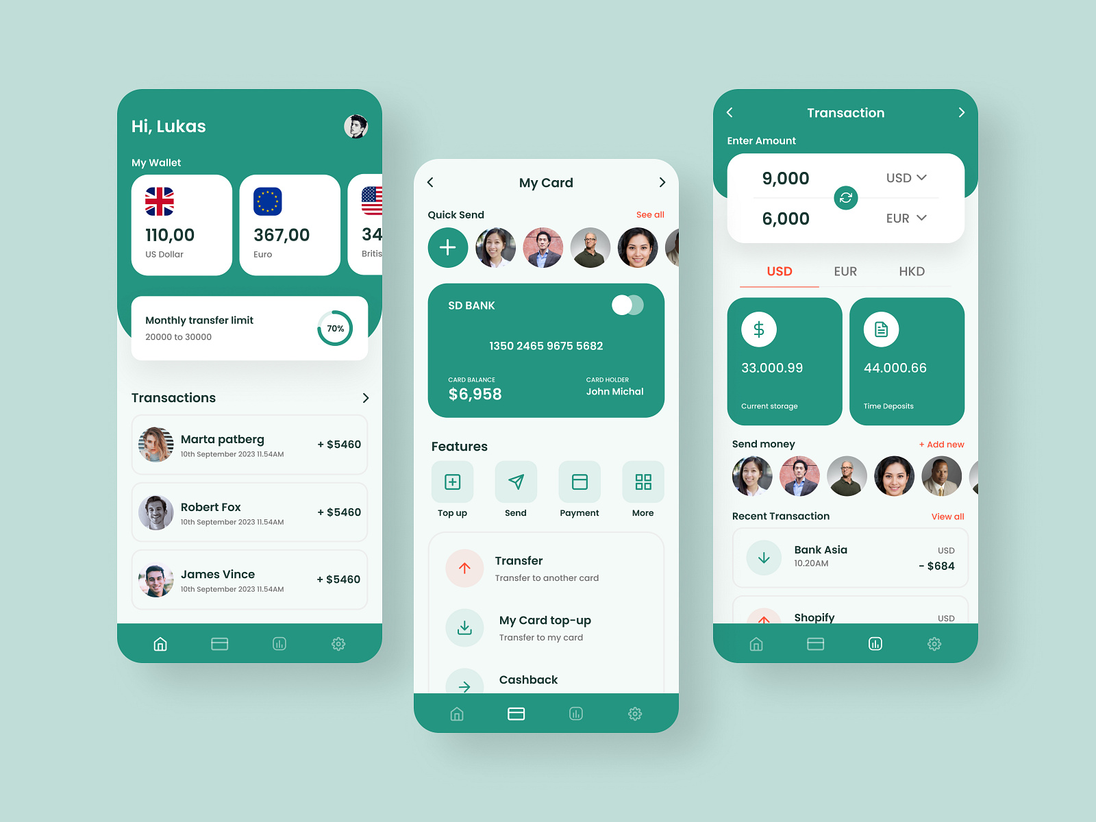 Mobile Banking App by Potential on Dribbble