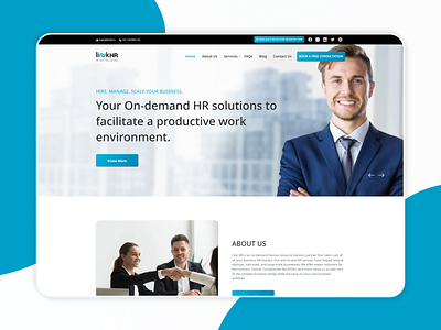 Link Hr Website Design design designs hr portal ui ui uiuxdesign userinterface web ui webiste website design