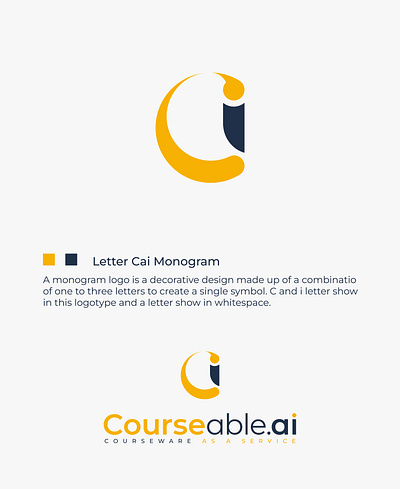 Cai Monogram Logo brand identity brand logo branding logo logo design