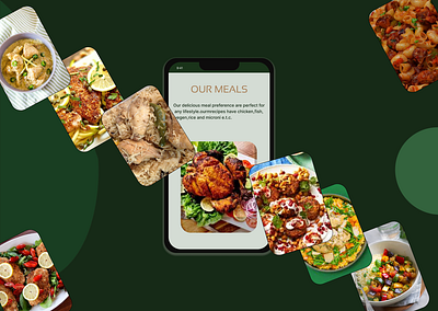 Meal's mobile screen figma design graphic design ui ux design
