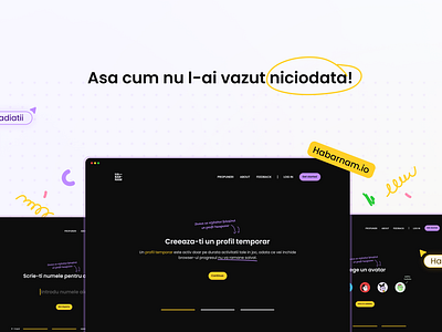 Habarnam.io dark mode design game game ui graphic design inspiration landing page layout product design ui ui design user interface ux web web design website design