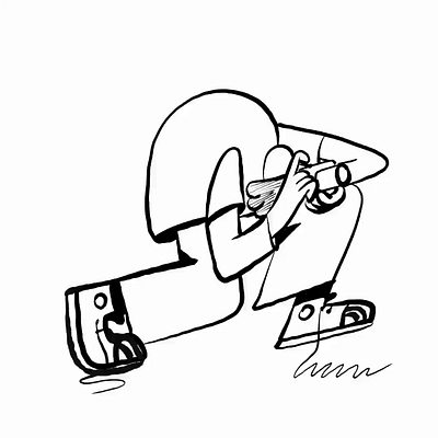 The Crouching Photographer 2d adobe fresco adobe illustrator affinity designer art cartoon design drawing fresco graphic design illustration illustrator photographer procreate stylised