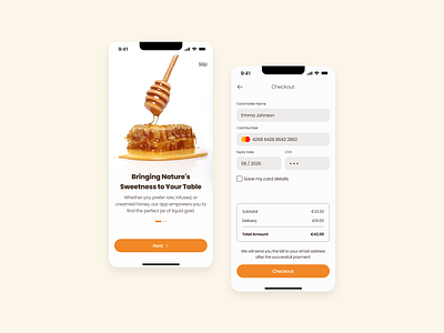 Honey Marketplace App Concept design figma mobile mobileapp ui uichallange uidaily uidailyco uiux userinterface ux