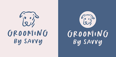 Dog Groomer Logo dog groomer groomer logo grooming logo design