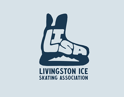 Livingston Ice Skating Association hockey hockey skate logo ice rink logo ice skate livingston montana rink