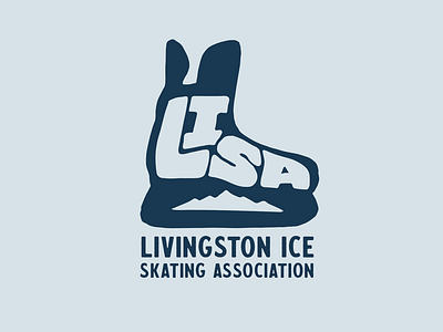 Livingston Ice Skating Association hockey hockey skate logo ice rink logo ice skate livingston montana rink