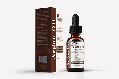 Argan Oil Dropper Bottle Label Design argan oil bottle bottle label bottle label design branding cbd packaging design dropper dropper bottle label label labeldesign mock up mockup packaging