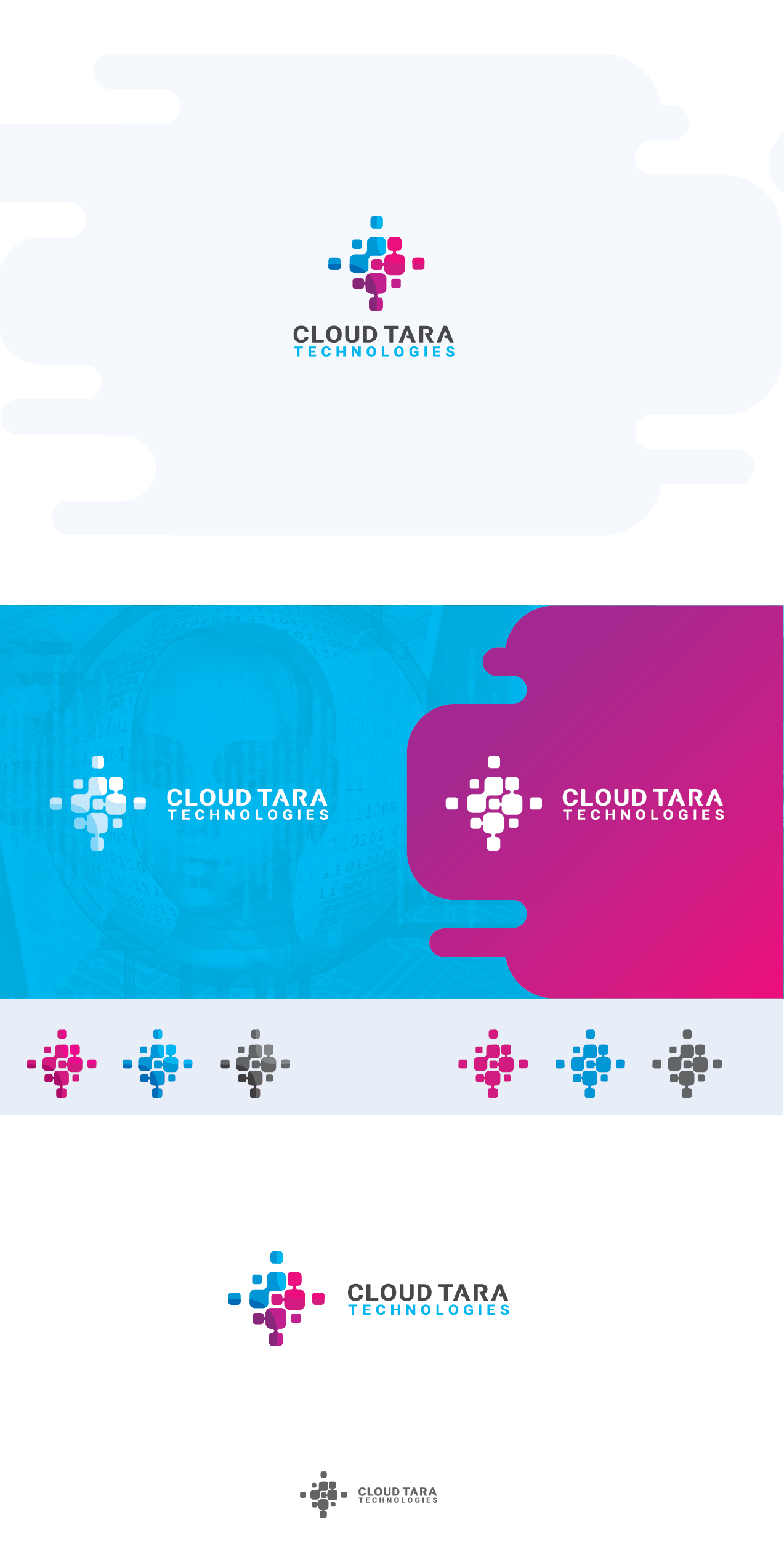 Logo Design For 'Cloud Tara' 3d animation app brand logo branding business logo design graphic design graphic designer illustration logo logo designer logo maker minimalist logo modern logo motion graphics professional logo ui vector visual designer
