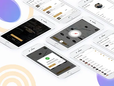 Eiffelimo Cab App Ui appdesign design mobile app ui ui uiuxdesign userinterface