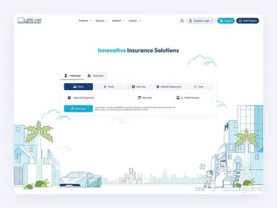 MEDGULF Animation animation branding design graphic design illustration interface motion graphics ui