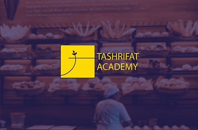 Tashrifat Academy branding graphic design logo ui