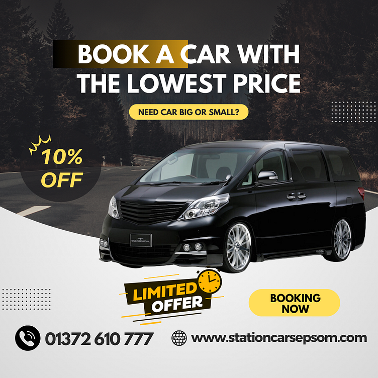 Station Cars Epsom by Taxi Service on Dribbble