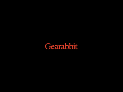 Gearabbit - Logotype Design brand creation and strategy brand identity development brand positioning brand strategy branding branding and design services customized branding strategies design fashion company logo design graphic design identity design logo logo design logotype logotype design professional branding visual identity