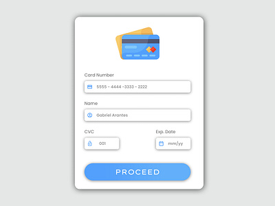 Daily UI 002 - Credit Card Checkout app checkout dailyui design graphic design typography ui ui design uiux ux