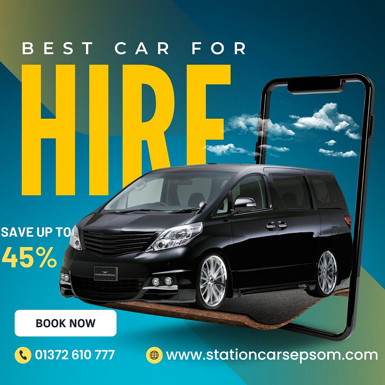 Station Cars Epsom by Taxi Service on Dribbble