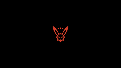 Gearabbit - Brand Symbol Design apparel black brand identity design brand symbol design branding bunny clothing design fashion graphic design icon logo logo design ohio rabbit logo red smile symbol usa vector