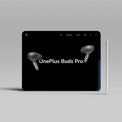 OnePlus buds pro2 || Ui Web design. 3d animation app branding design figma ui ux