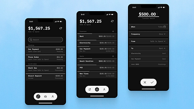Quick Round-Up of Recent Work! design interface mobile reel ui ux web