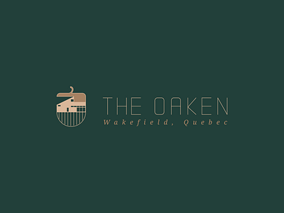 The Oaken Logo ai branding design graphic design handlettering illustration lettering logo script vector